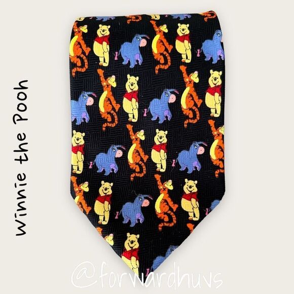 Disney Winnie The Pooh Necktie | Pooh Character Neck Tie - Picture 3 of 8